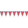 Beistle Union Jack Pennant Banner, 11″ x 12′, Red/White/Blue,59853(Union Jack Pennant Banner)