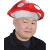 Beistle Unisex Plush Mushroom Hat – Arcade Party Supplies, Birthday & Halloween Costume Dress Up, Video Game Themed Headwear(Mushroom)