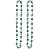 Beistle Weed Bead Necklaces 2 Piece 420 Party Supplies, 60’s and 70’s Decorations, 33″, Green