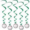 Baseball Whirls - (24 Pack)