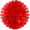 Blue Tissue Flutter Ball Decoration (9″)(Red)