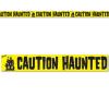 Caution Haunted Party Tape Party Accessory (1 count) (1/Pkg)(Caution Haunted)