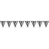 Cow Print Pennant Banner Party Accessory (1 count) (1/Pkg)(1)