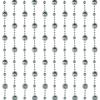 Disco Ball Bead Curtain Party Accessory (1 count) (1/Pkg)(Silver)