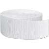 FR Festive Crepe Streamer (white) Party Accessory  (1 count) (1/Pkg)