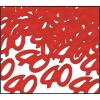 Fanci-Fetti 40 Silhouettes (red) Party Accessory (1 count) (.5 Oz/Pkg)