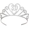 Glittered 30 Tiara Party Accessory (1 count) (1/Pkg)