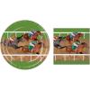 Horse Racing 9″ Plates (16) and Napkins (16) Bundle