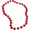 Jumbo Party Beads (red) Party Accessory  (1 count) (1/Card)(Red)