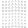 Metallic Star Cutouts (Silver)(3.5 Inches)