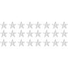 Metallic Star Cutouts (Silver)(3.75″ (Pack of 2))