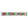 Metallic Welcome Home Fringe Banner Party Accessory (1 count) (1/Pkg)