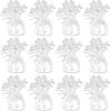 Metallic Wrapped Balloon Weight – White Pack of 12(Multicolor)
