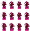 Metallic Wrapped Balloon Weight Pack of 12(Cerise)