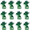 Metallic Wrapped Balloon Weight Pack of 12(Green)