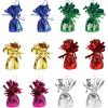 Metallic Wrapped Balloon Weight Pack of 12(Multicolor)