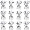 Metallic Wrapped Balloon Weight Pack of 12(Silver)
