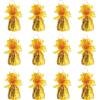 Metallic Wrapped Balloon Weight Pack of 12(Yellow)