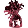 Metallic Wrapped Balloon Weight (maroon) Party Accessory  (1 count)