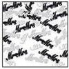 Mr & Mrs Confetti in Black & Silver(6 piece)