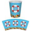 Nautical 9-oz Cups 8 Count