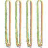 Neon Party Beads Pack of 4