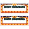 Now Showing Blank Sign Banner Party Accessory (1 count) (1/Pkg)(Now Showing Sign Banner – (2 Pack))