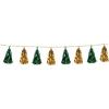 Pink Metallic & Tissue Tassel Garland(Green and Gold)