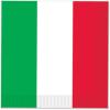 Red, White & Green Beverage Napkins