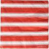 Red & White Stripes Design Luncheon Napkins(Red & White Stripes Design Beverage Napkins)