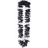 Silk ‘N Petals Elegance Lei (black & white) Party Accessory (1 count)(Black/White)