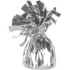 Silver Metallic Wrapped Balloon Weight