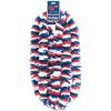 Soft-Twist Patriotic Poly Leis (red, white, blue) Party Accessory (1 count) (4/Bundle)