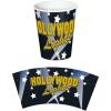 Tie-Dyed Beverage Cups(Black  White  Gold)