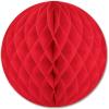 Tissue Ball (red) Party Accessory  (1 count)