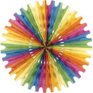 Beistle 12 Piece Fall Tissue Paper Fan Decorations For Thanksgiving And Autumn Celebrations(Multicolored)
