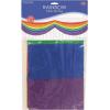 Beistle 4 FT Rainbow Bunting(Rainbow Fabric Bunting – A)