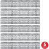 Beistle 6-Piece 1-Ply Metallic Fringe Drapes, 15 by 10-Feet