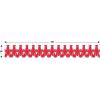 Beistle Crawfish Garland, 2 Piece, 9″ x 14′, Red
