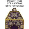 Beistle Foil Ramadan Paper Lanterns, 3-Count, Silver Foil Hanging Decorations for Ramadan & Eid Celebrations, Intricate Islamic Design, 3 Sizes: 8″, 9.5″, 11″
