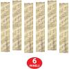 Beistle Lattice Party Panels, Set of 6, Intricate Metallic Gold Decorative Panels, Celebration Décor and Elegant Event Backdrop for Wedding, Anniversary, Ramadan, Diwali, 12” x 6’