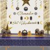Beistle Lattice Party Panels, Set of 6, Intricate Metallic Gold Decorative Panels, Celebration Décor and Elegant Event Backdrop for Wedding, Anniversary, Ramadan, Diwali, 12” x 6’