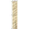Beistle Lattice Party Panels, Set of 6, Intricate Metallic Gold Decorative Panels, Celebration Décor and Elegant Event Backdrop for Wedding, Anniversary, Ramadan, Diwali, 12” x 6’