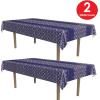 Beistle Plastic Ramadan Tablecloth, 2 Piece – 54” x 108”, Rectangular, Disposable Table Decorations for Iftar Dinners, Eid Celebrations