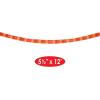 Beistle Red & Green Packaged Arcade Garland(Golden Yellow/Orange/Red)
