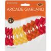 Beistle Red & Green Packaged Arcade Garland(Golden Yellow/Orange/Red)