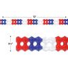 Beistle Red & Green Packaged Arcade Garland(Multi Color)