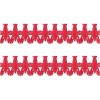Beistle Crawfish Garland, 2 Piece, 9″ x 14′, Red