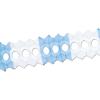 Beistle Red & Green Packaged Arcade Garland(Light Blue/White)