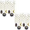 Ramadan Whirls 24 Piece Hanging Spiral Decorations
